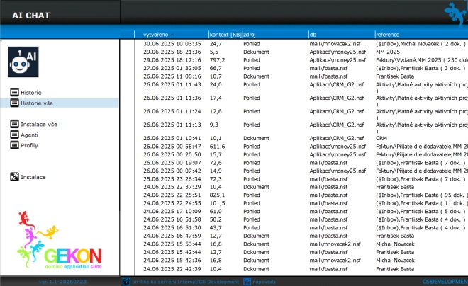 Domino AI Connector + AI Chat pro Lotus Notes